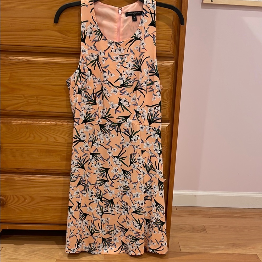 Banana Republic Pink Sleeveless Dress